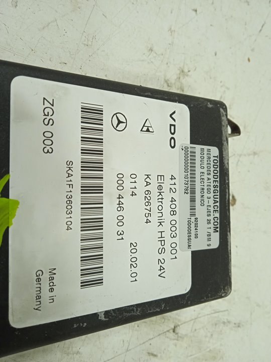 Modulo electronico mercedes-benz atego 3-ejes 26 t bm 95024 (1998) 2528  (6x2)       om 906 la l 