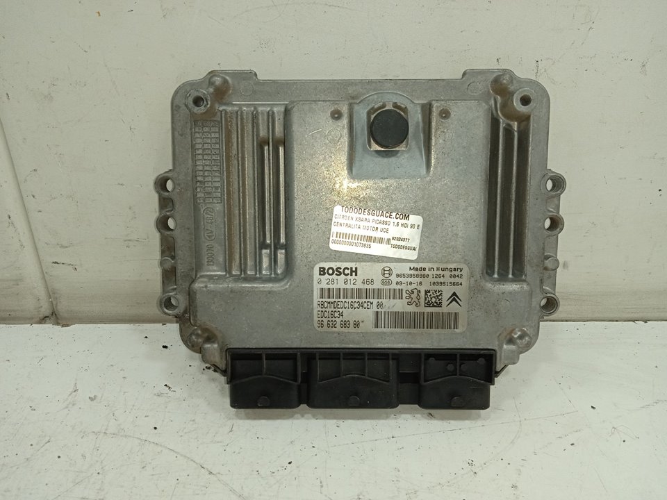 Centralita motor uce citroen xsara picasso 1.6 hdi 90 exclusive