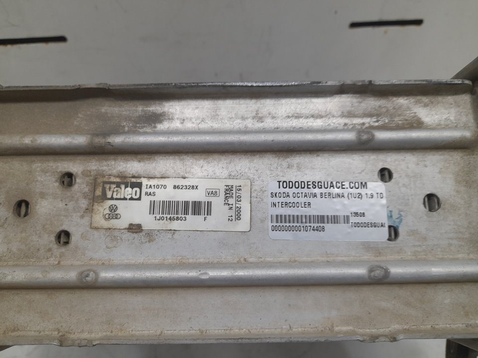 Intercooler skoda octavia berlina (1u2) 