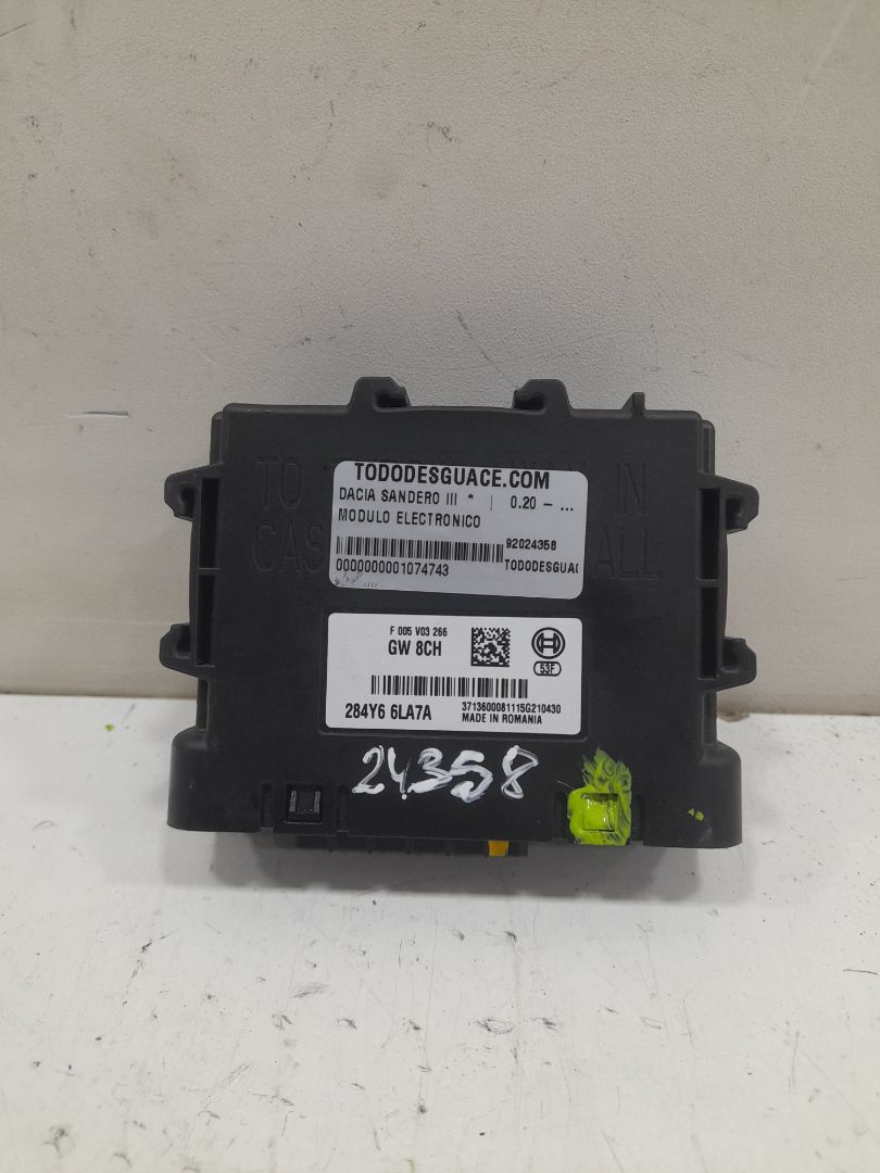 Modulo electronico dacia sandero iii 