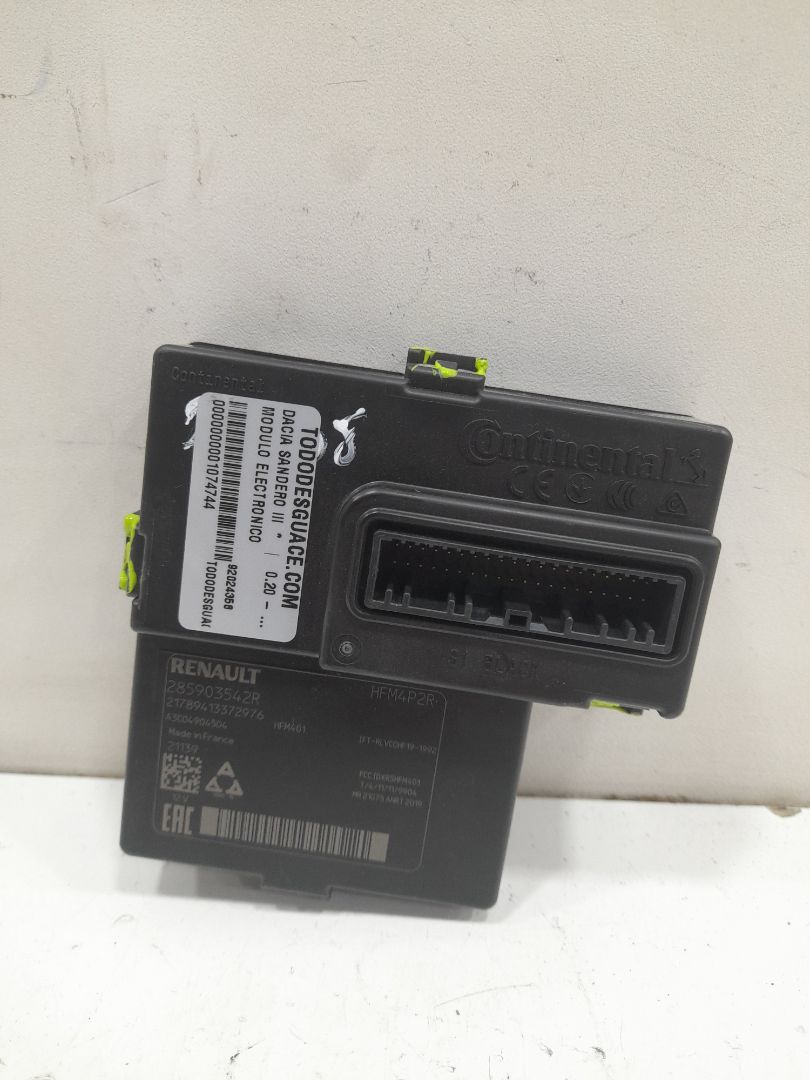 Modulo electronico dacia sandero iii 