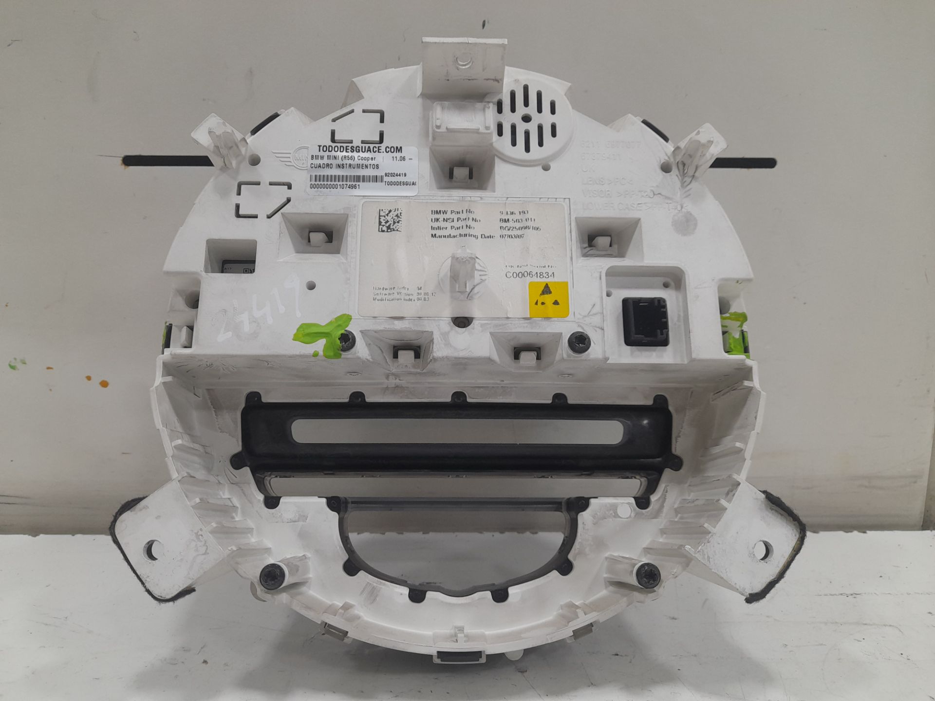 Cuadro instrumentos bmw mini (r56) cooper