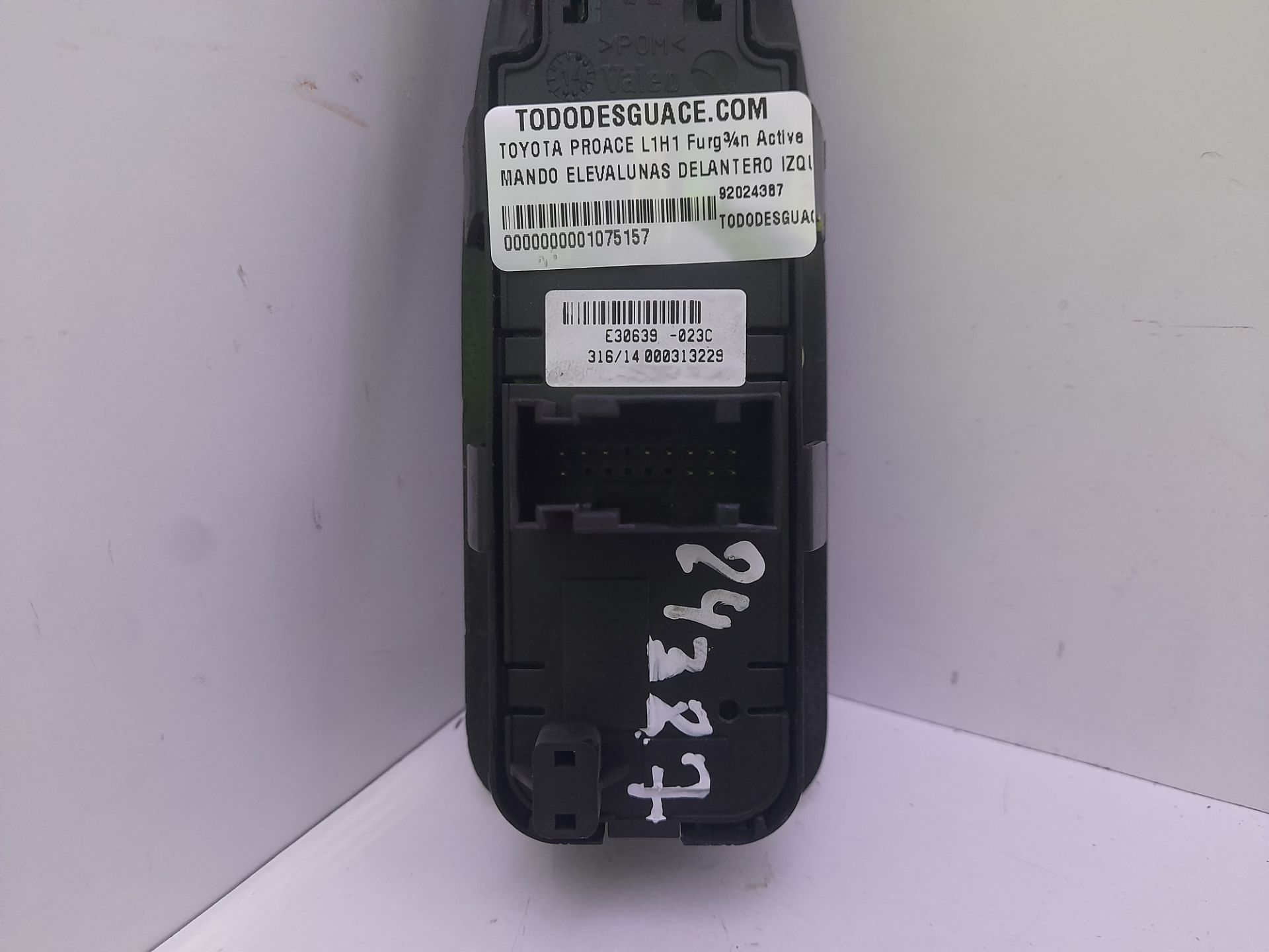 Mando elevalunas delantero izquierdo l1h1 furgón active