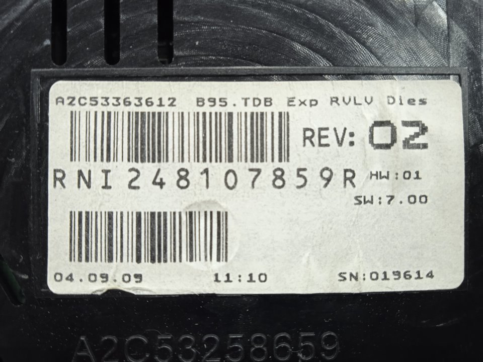 Cuadro instrumentos renault megane iii berlina 5p bose edition