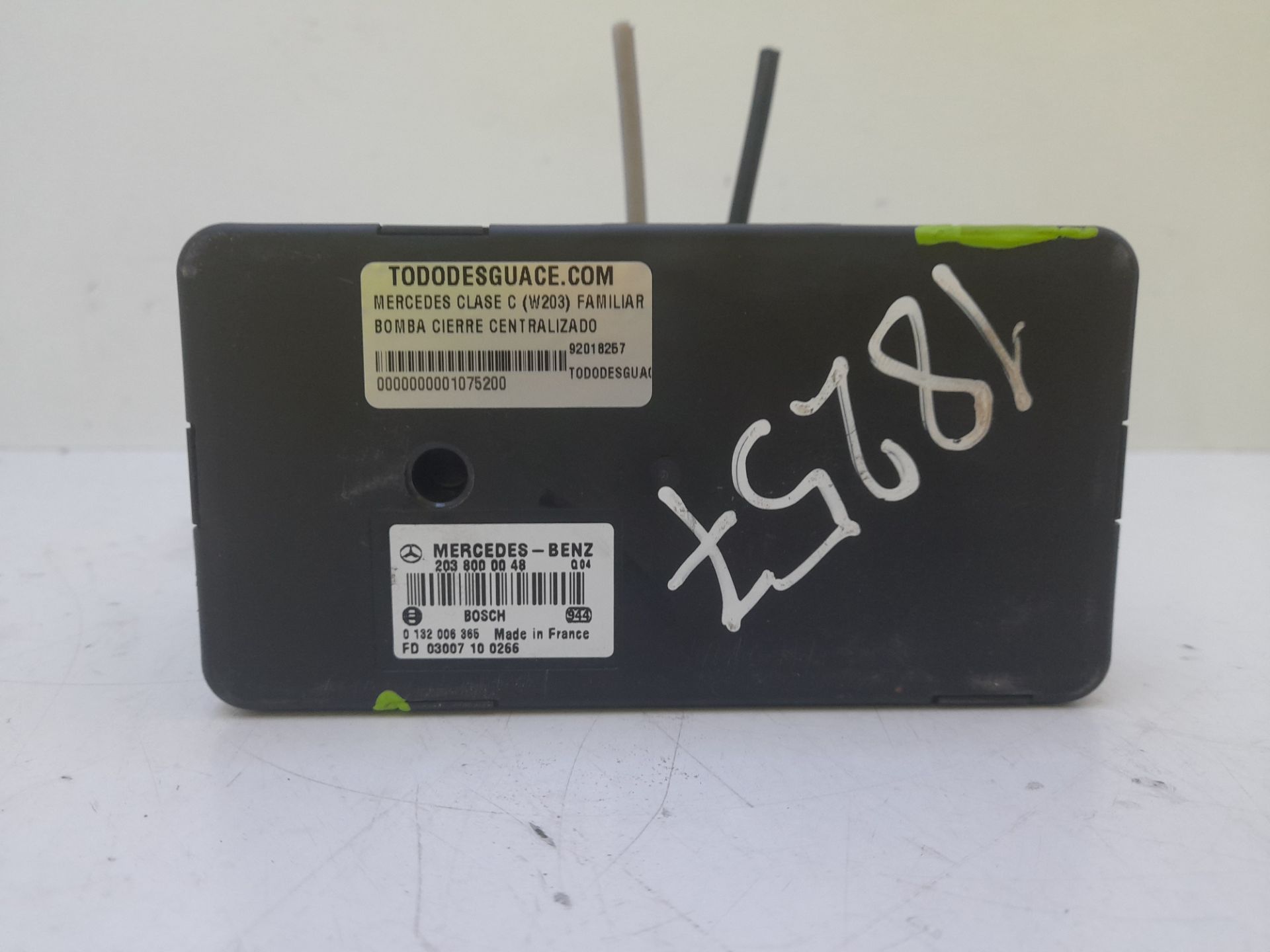 Bomba cierre centralizado mercedes-benz clase c (bm 203) familiar c 270 t cdi (203.216)