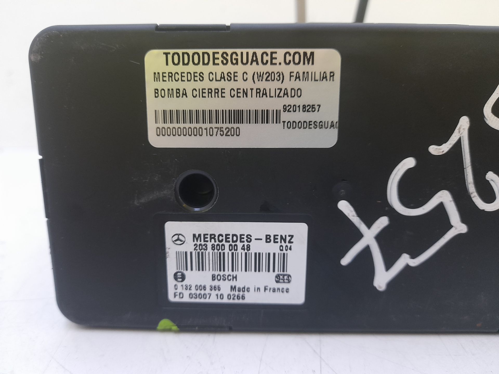 Bomba cierre centralizado mercedes-benz clase c (bm 203) familiar c 270 t cdi (203.216)