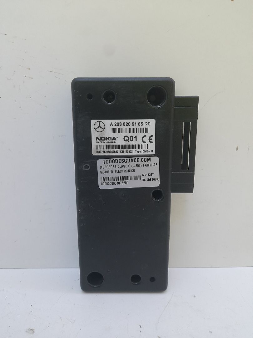 Modulo electronico mercedes-benz clase c (bm 203) familiar c 270 t cdi (203.216)