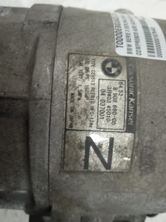 Compresor aire acondicionado bmw serie 3 berlina (e46) 316i