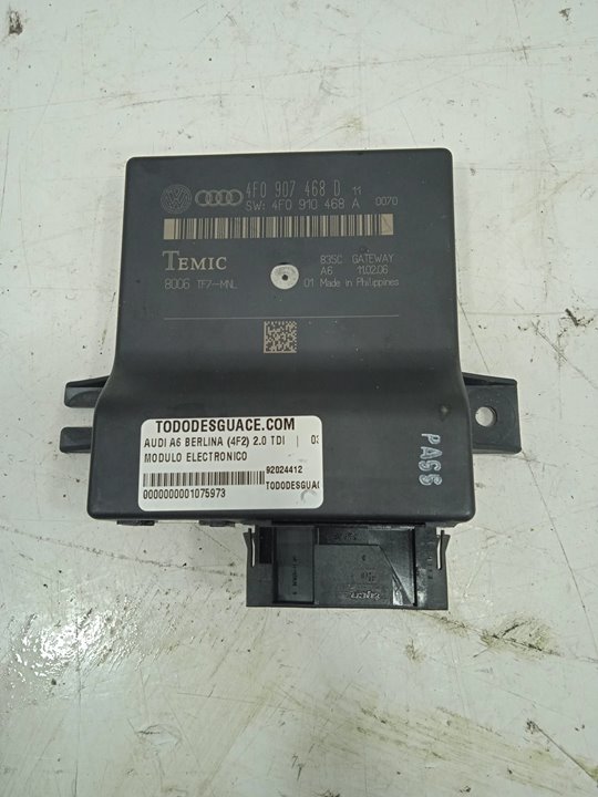 Modulo electronico audi a6 berlina (4f2) 2.0 tdi
