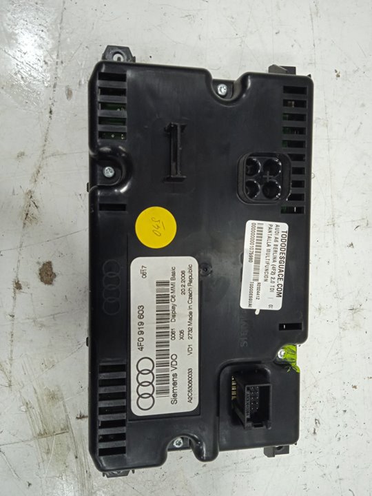 Pantalla multifuncion audi a6 berlina (4f2) 2.0 tdi