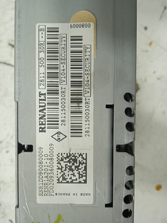 Sistema audio / radio cd renault megane iii berlina 5p bose edition