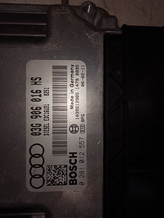 Centralita motor uce audi a6 berlina (4f2) 2.0 tdi
