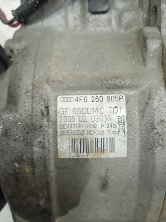 Compresor aire acondicionado audi a6 berlina (4f2) 2.0 tdi