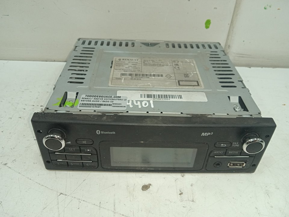 Sistema audio / radio cd   no identificado