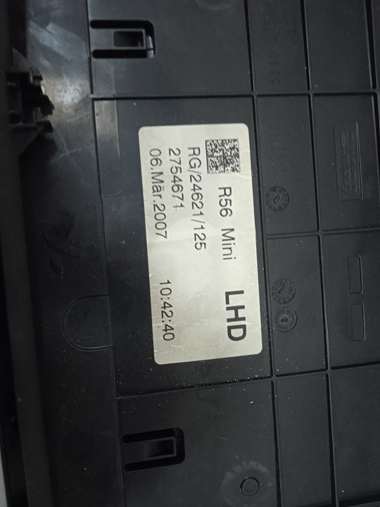 Guantera bmw mini (r56) cooper