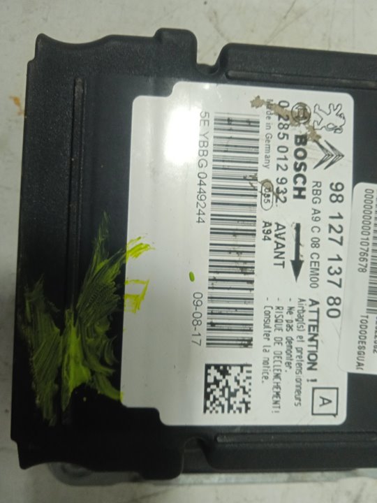 Centralita airbag peugeot 2008 active