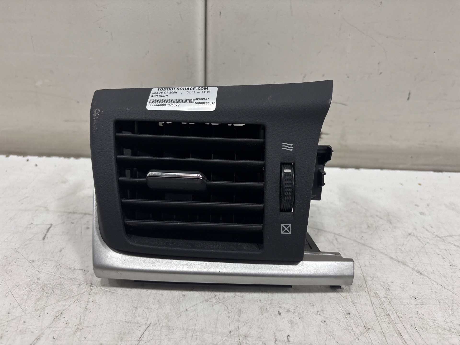 Aireador lexus ct (zwa10) 200h