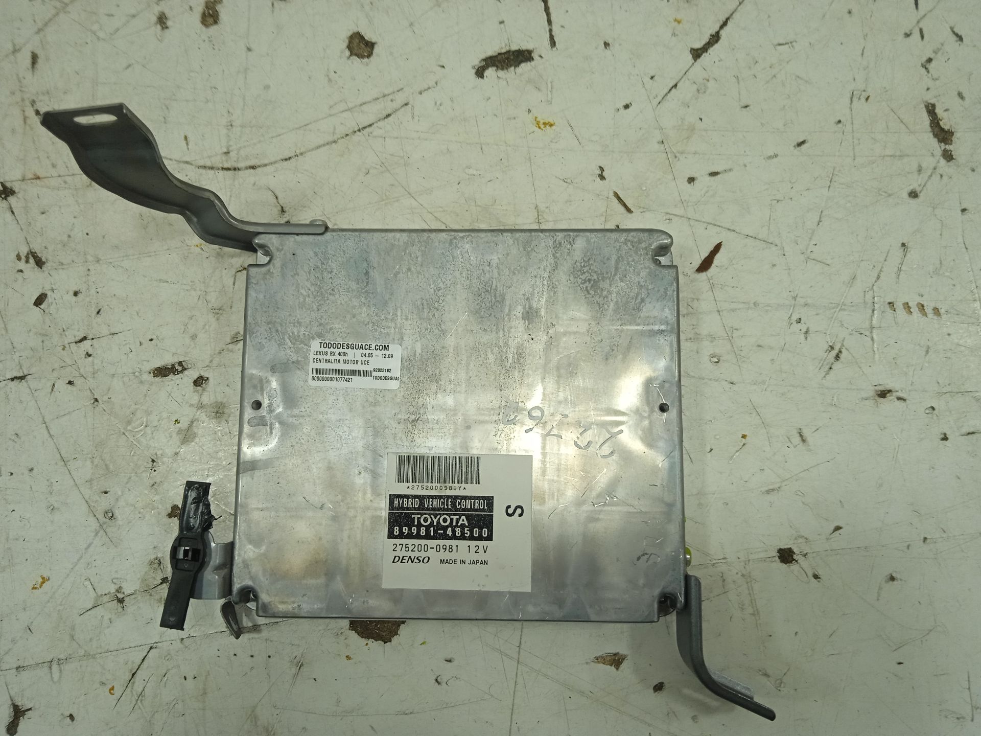 Centralita motor uce lexus rx (mcugsumhu3) 400h