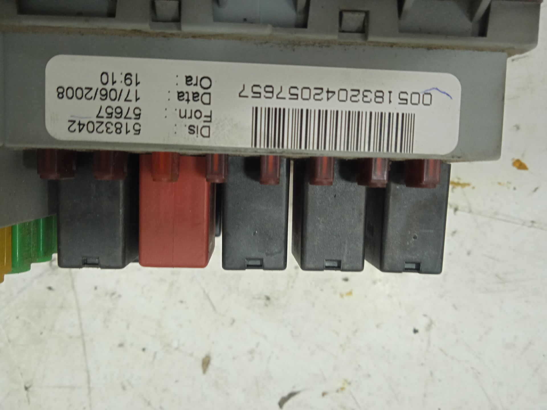 Caja reles / fusibles fiat ii bravo (198) 1.6 16v multijet easy (77kw)