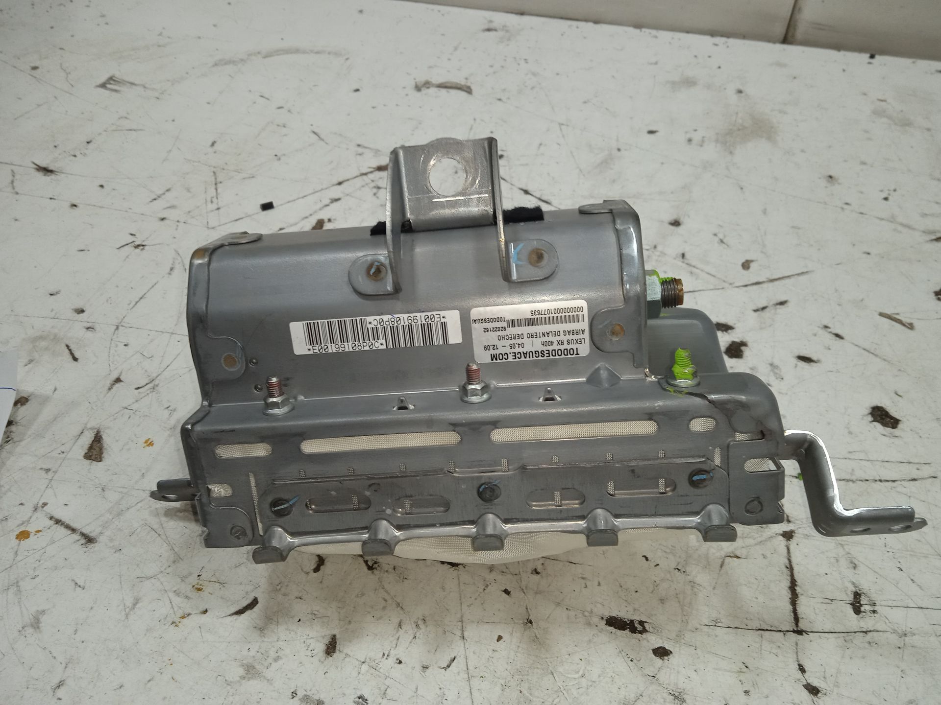 Airbag delantero derecho lexus rx (mcugsumhu3) 400h