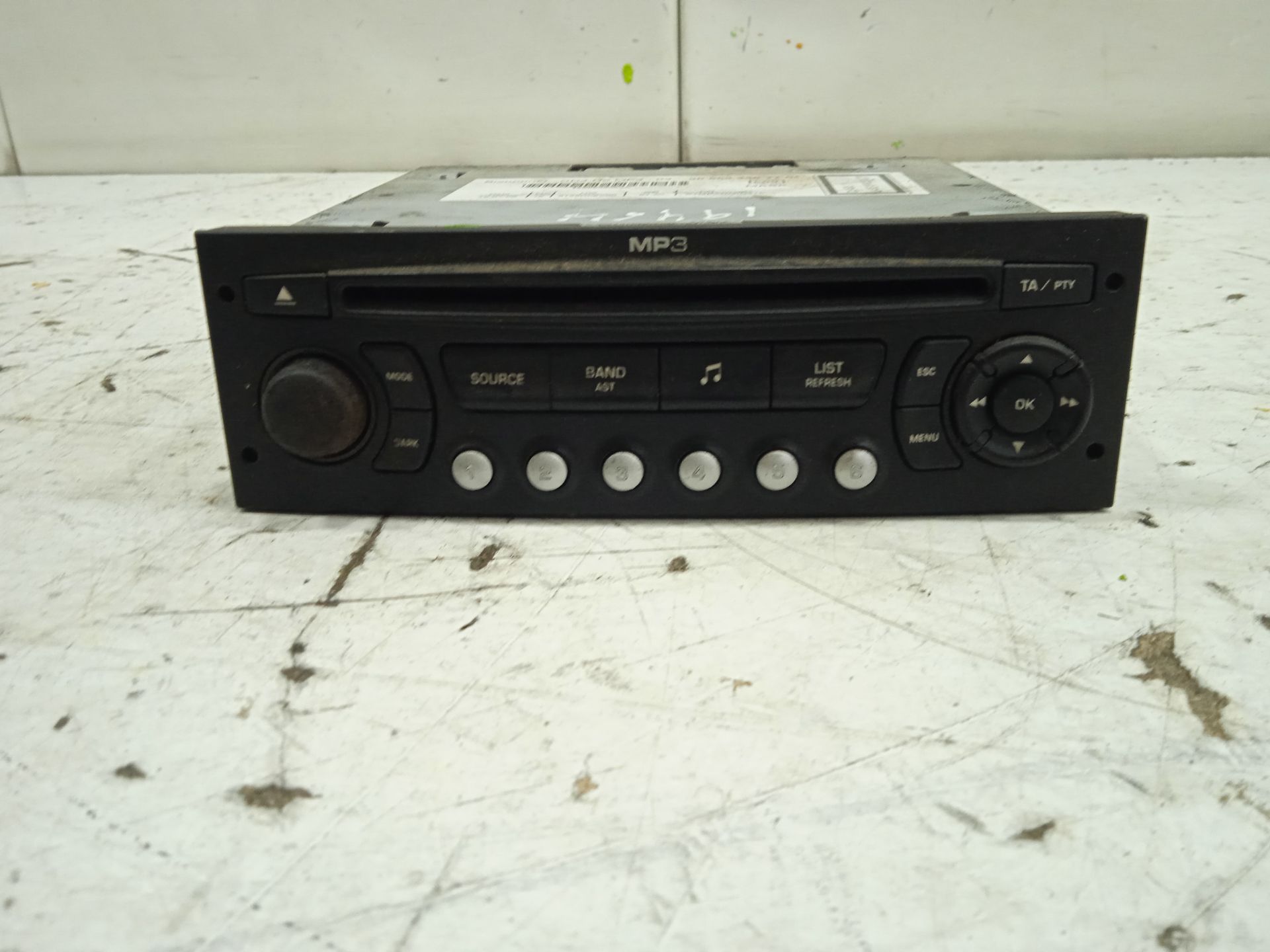 Sistema audio / radio cd citroen c5 berlina 2.0 hpi exclusive