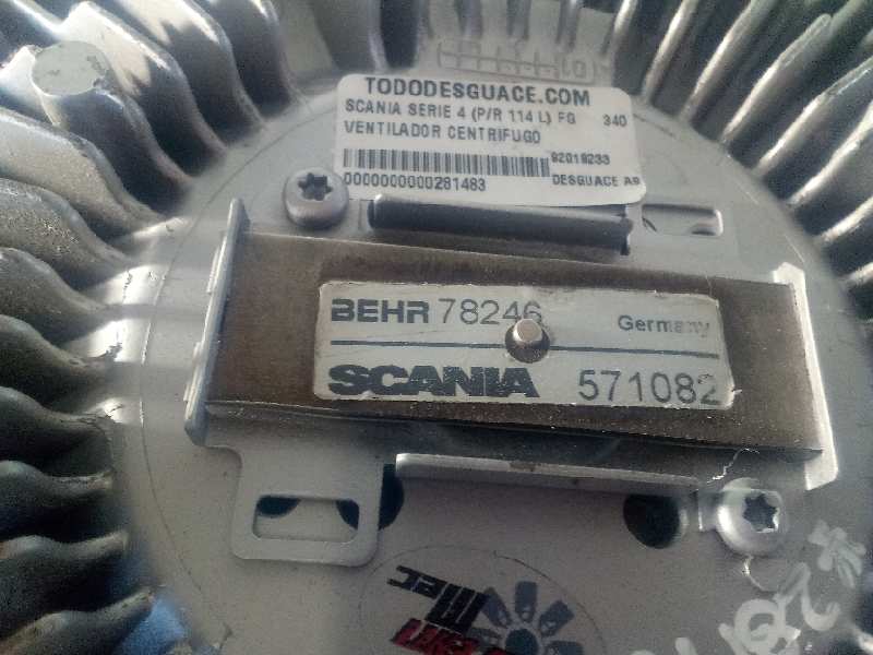  ventilador centrifugo   scania serie 4 (p/r 114 l) fg 340 (6x2) e2/e3 corto cr 13 / 14 b 10.6 diesel