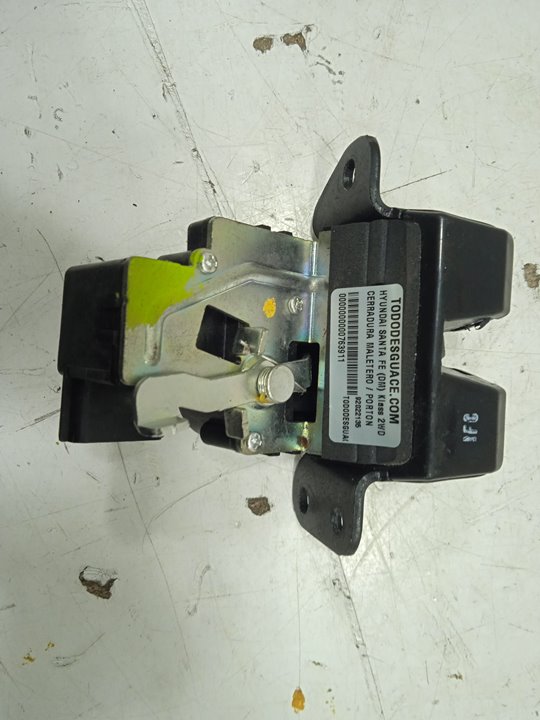 Cerradura maletero / porton hyundai santa fe (dm) klass 2wd