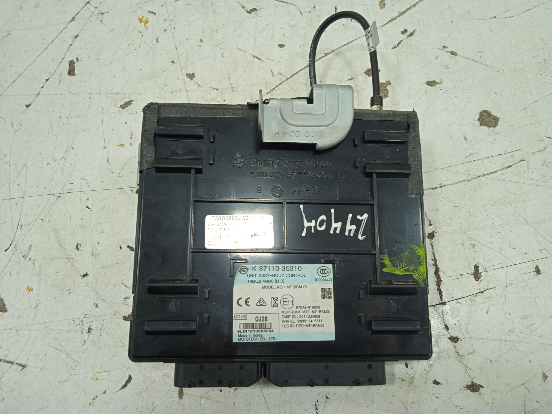 Modulo electronico   no identificado