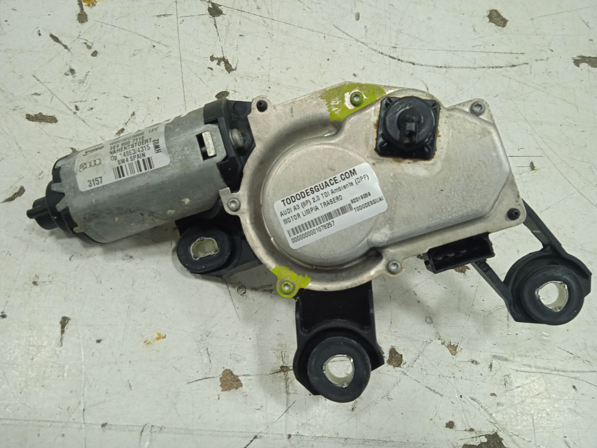 Motor limpia trasero audi a3 (8p1) 2.0 tdi ambiente (dpf)