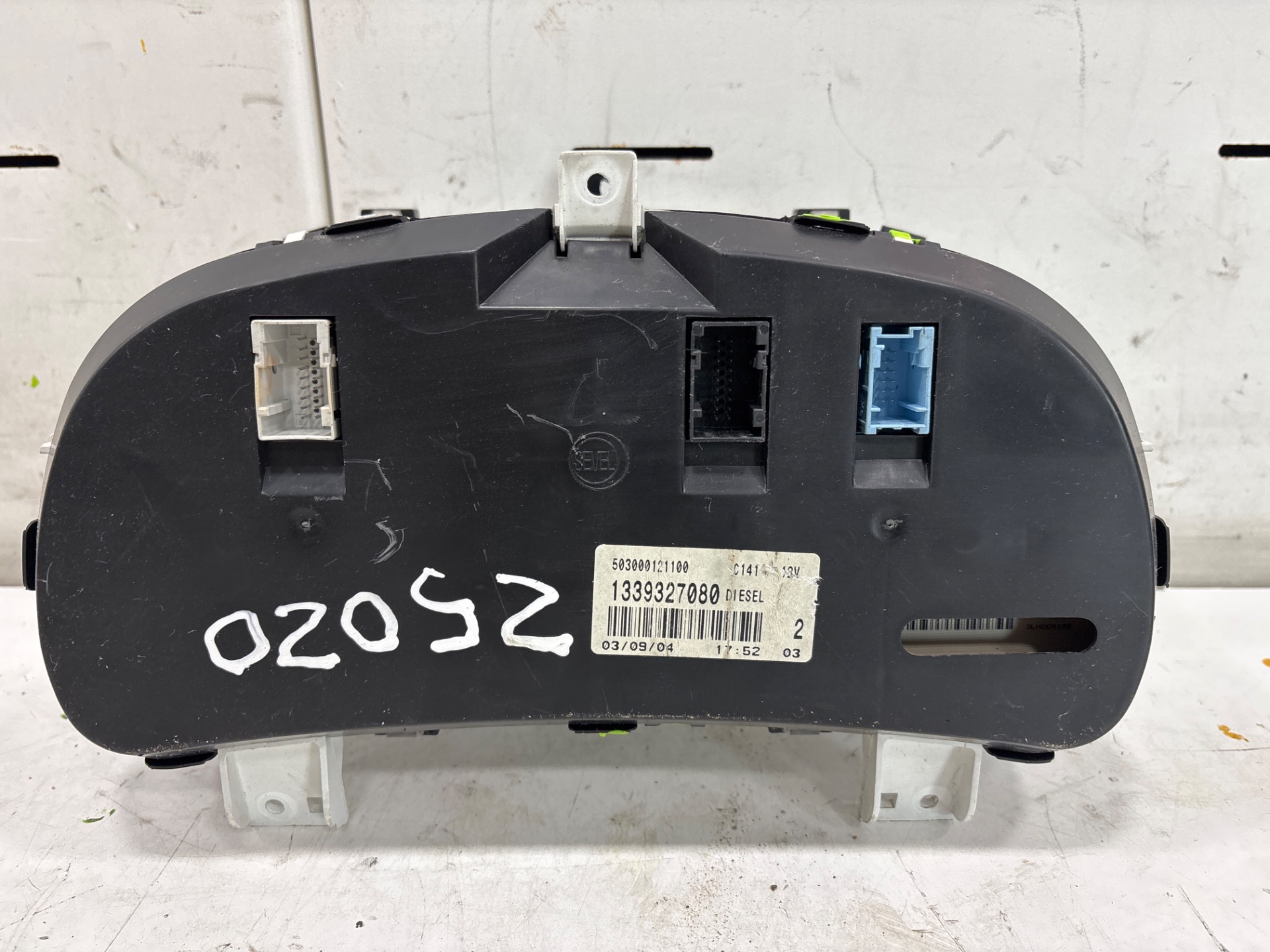 Cuadro instrumentos 330 m  td   (1400)