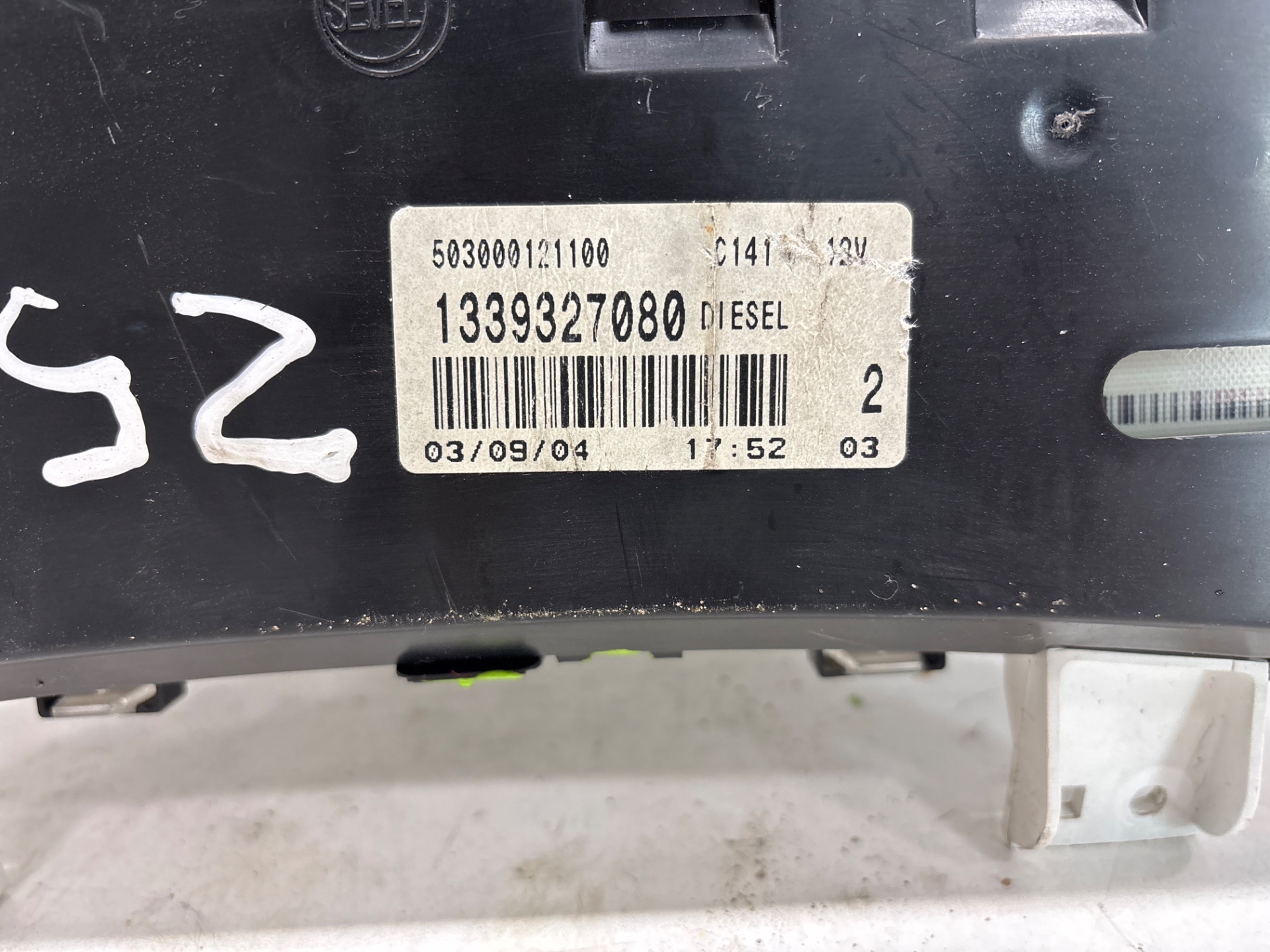 Cuadro instrumentos 330 m  td   (1400)