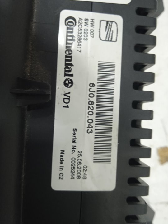 Mando calefaccion / aire acondicionado seat ibiza berlina (6j5) sport