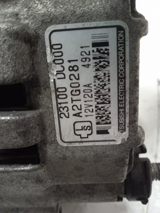 Alternador renault mascott (2004) fg 120. 355565 cabina indivi