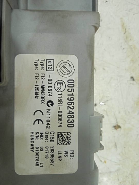 Caja reles / fusibles fiat iii punto (199) easy