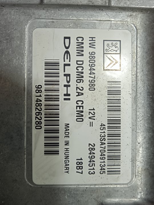 Centralita motor uce peugeot 508 allure