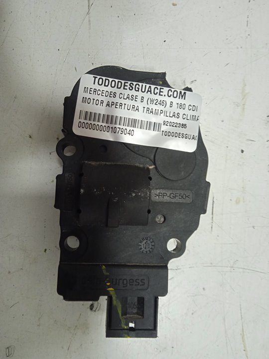 Motor apertura trampillas climatizador mercedes-benz clase b (bm 246) b 180 cdi (246.212)
