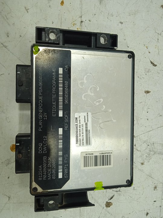 Centralita motor uce peugeot partner (s2) combi pro