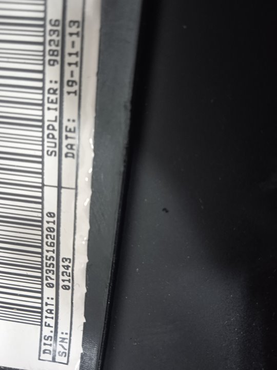 Airbag delantero izquierdo fiat iii punto (199) easy