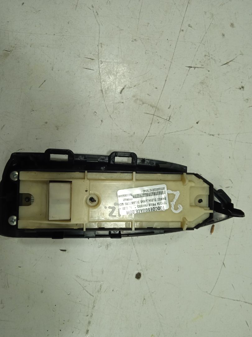 Mando elevalunas delantero izquierdo toyota prius (zvw30) 