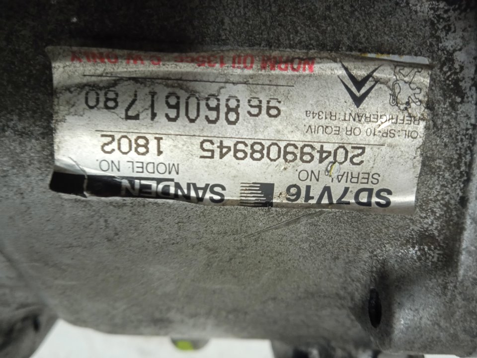 Compresor aire acondicionado citroen xsara picasso 1.6 hdi 90 exclusive