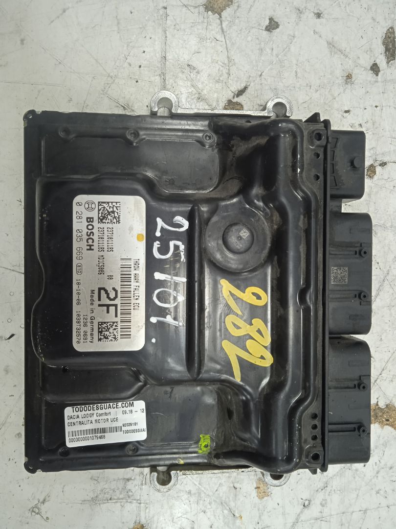 Centralita motor uce dacia lodgy comfort