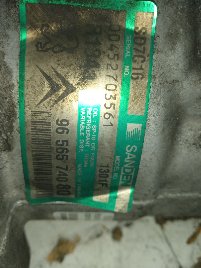 Compresor aire acondicionado peugeot 407 premium
