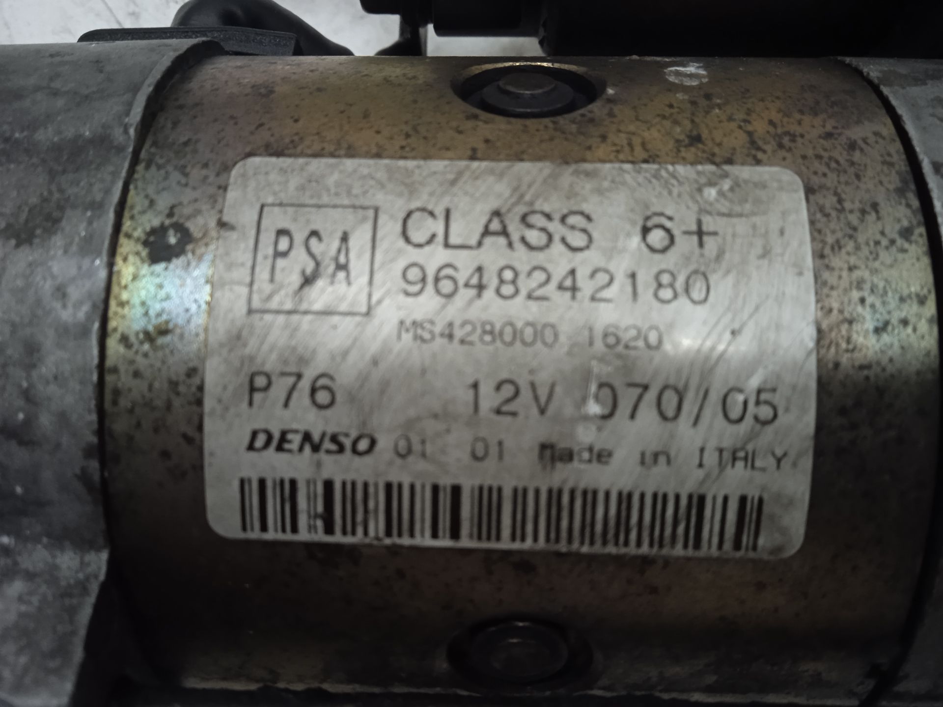 Motor arranque peugeot 407 premium