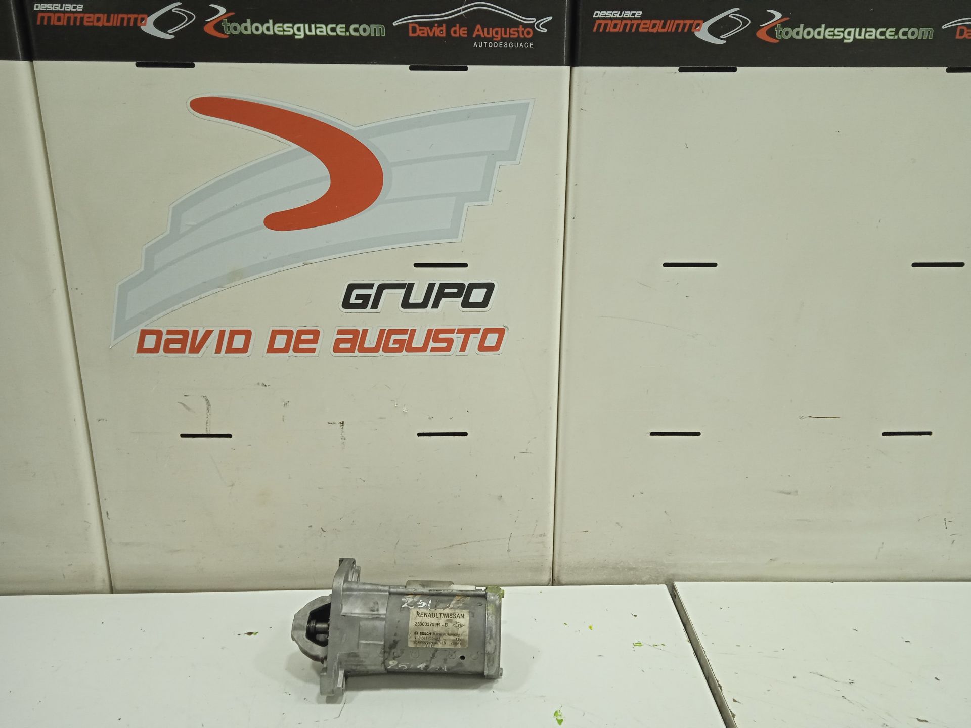 Motor arranque dacia lodgy comfort