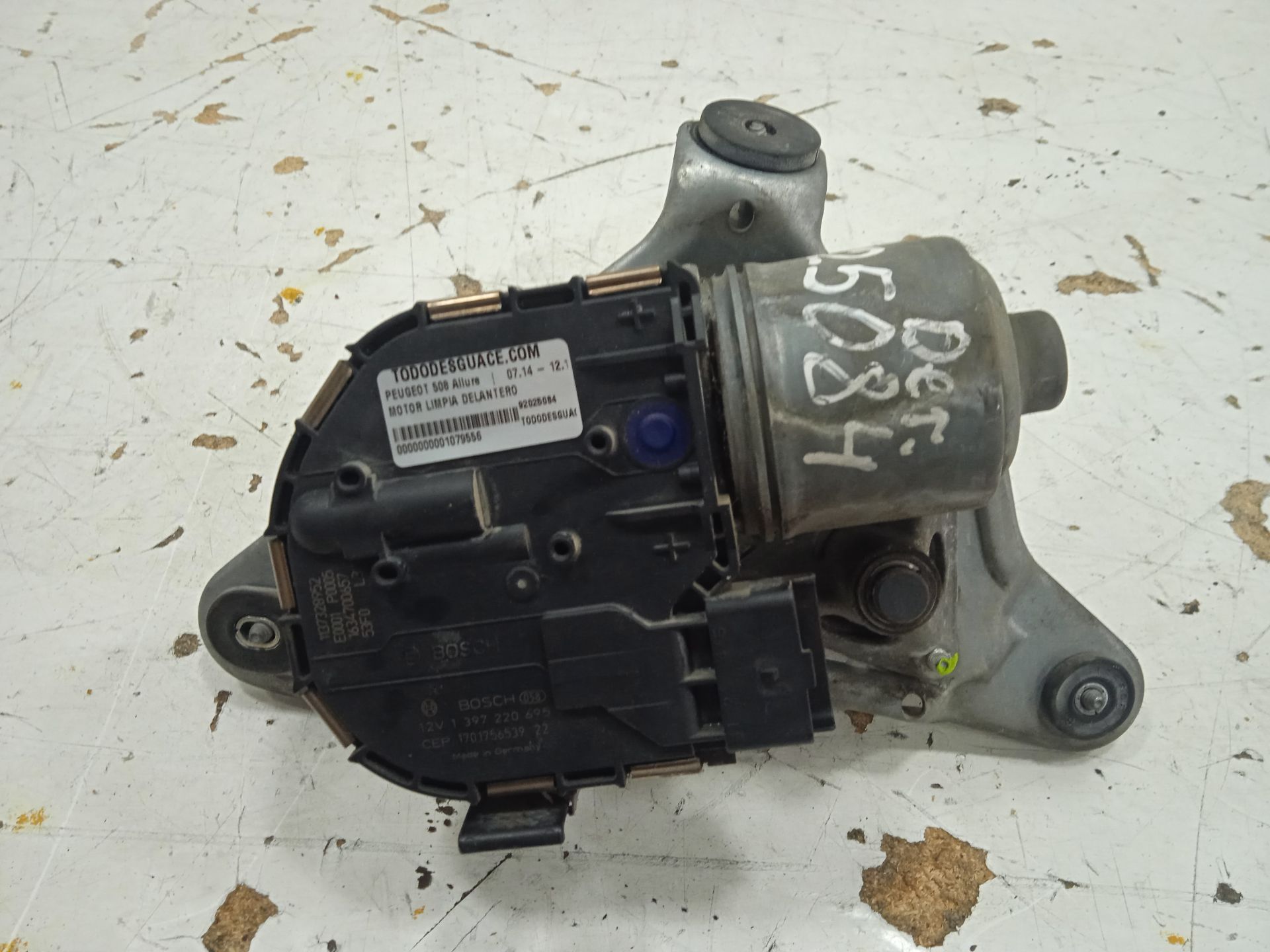 Motor limpia delantero peugeot 508 allure
