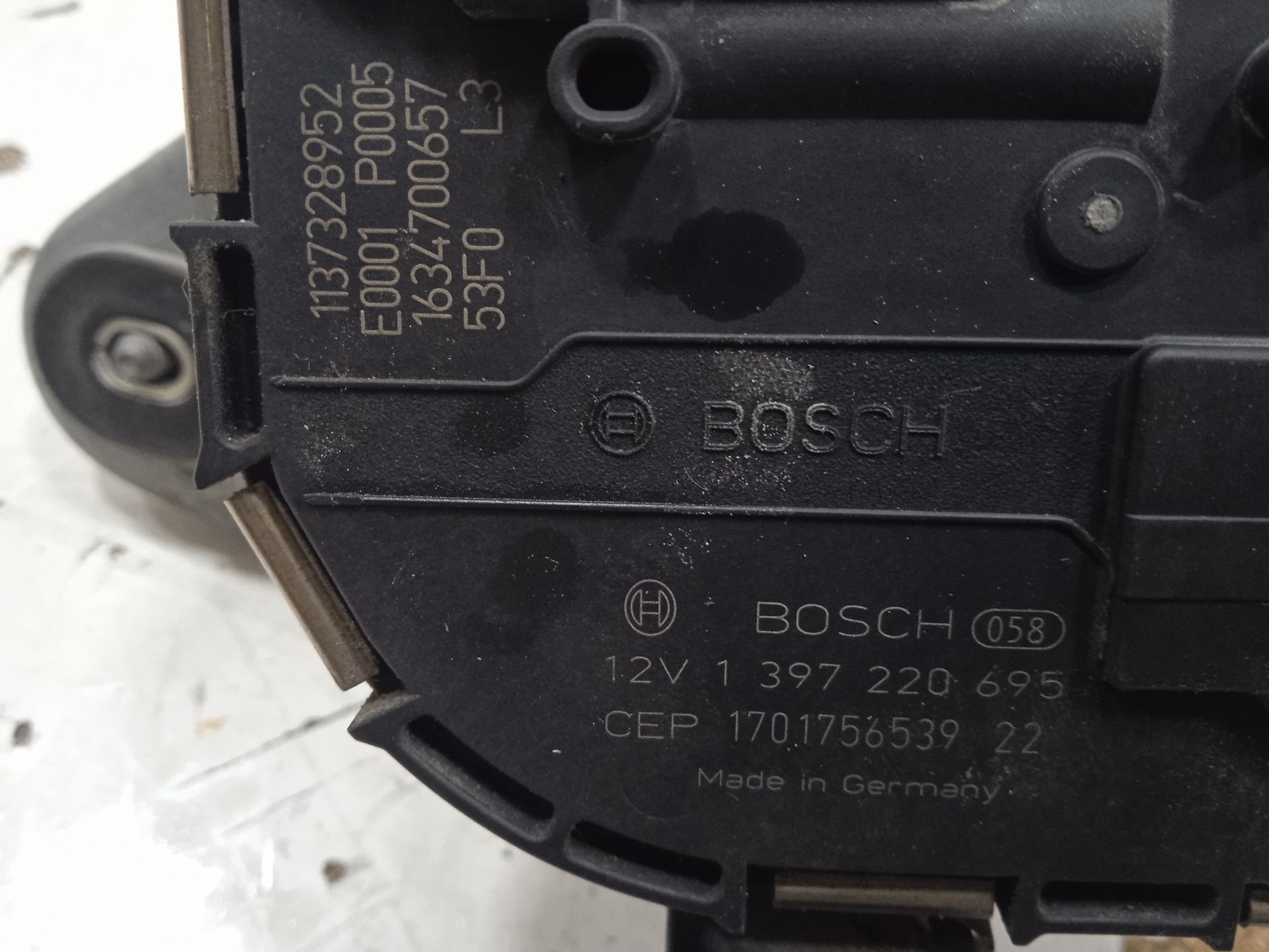 Motor limpia delantero peugeot 508 allure