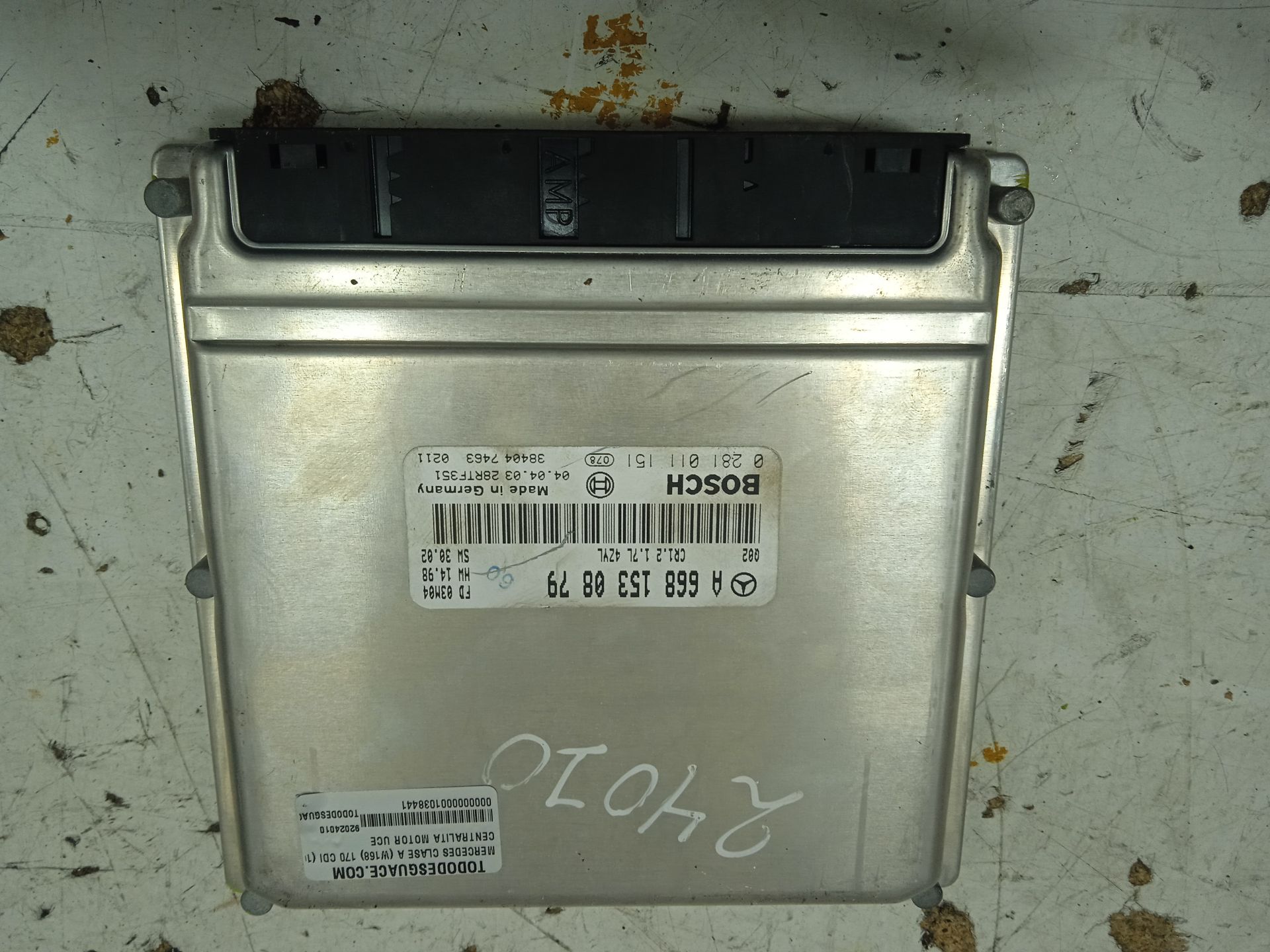 Centralita motor uce mercedes-benz clase a (bm 168) 170 cdi (168.009)