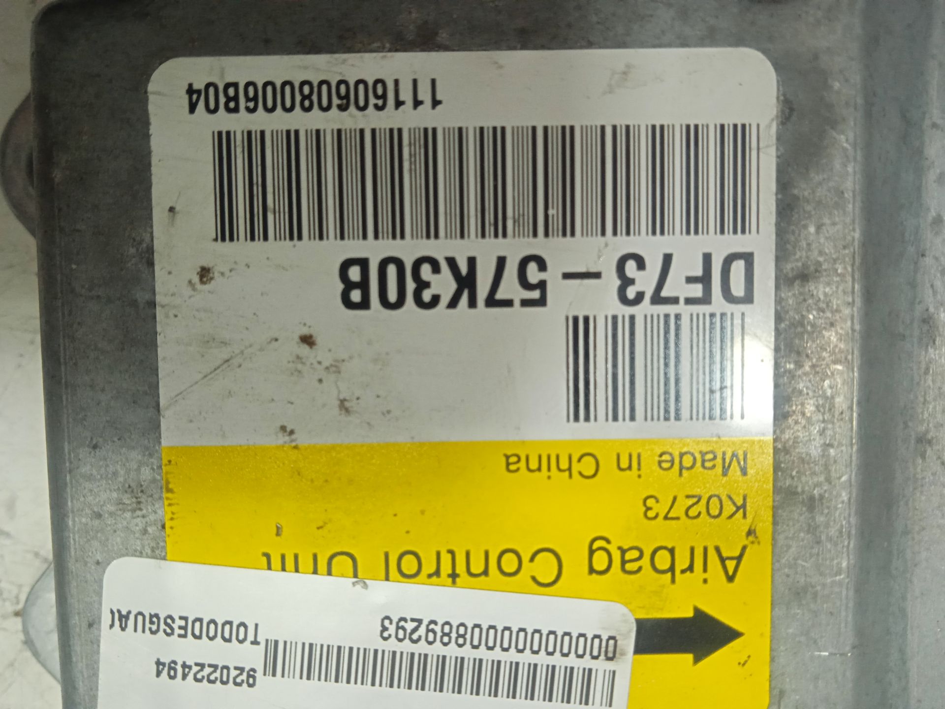 Centralita airbag mazda 2 berlina (de) 1.3 active + (5ptas.) (63kw)