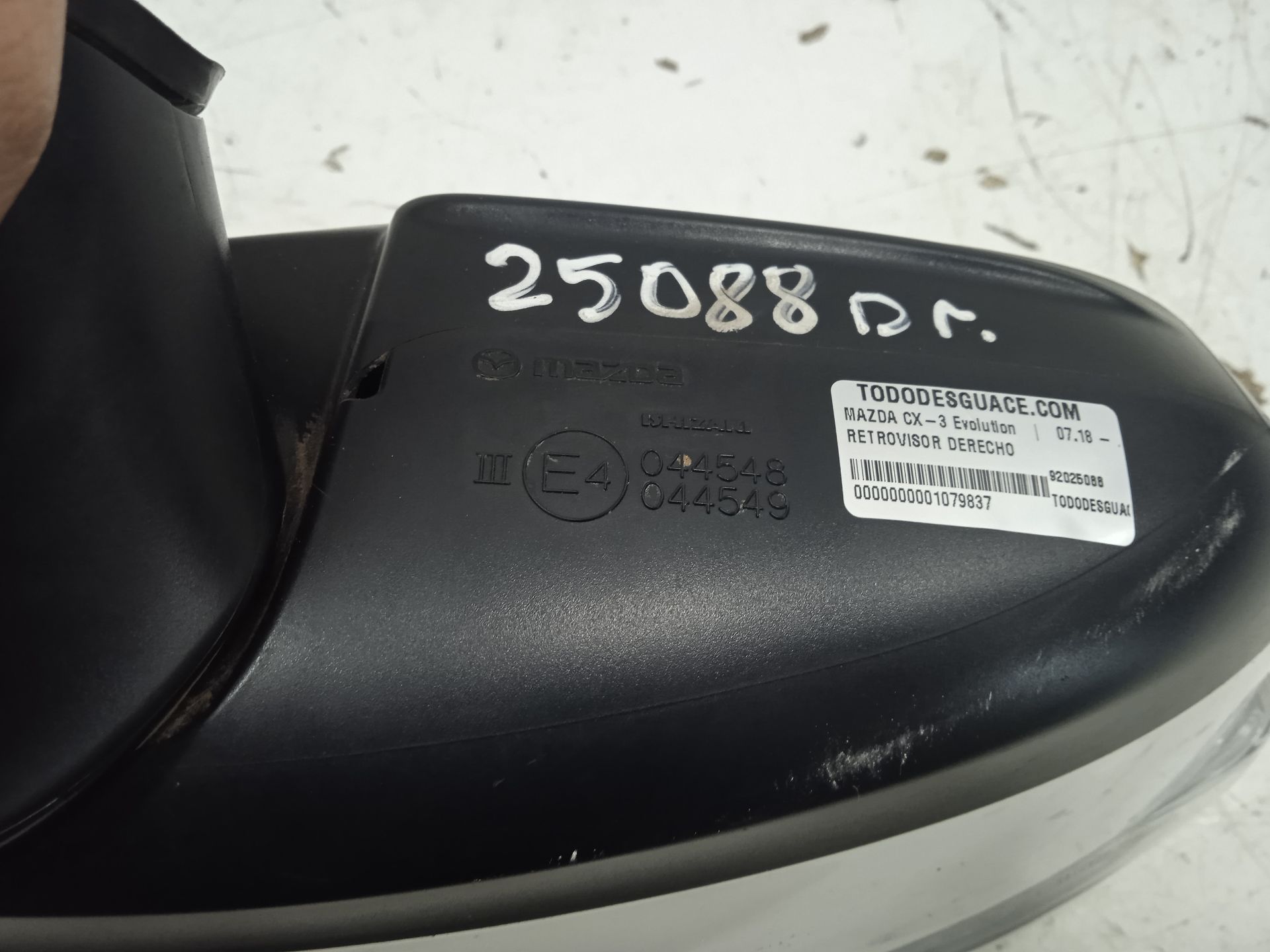 Retrovisor derecho mazda cx-3 (dk) evolution