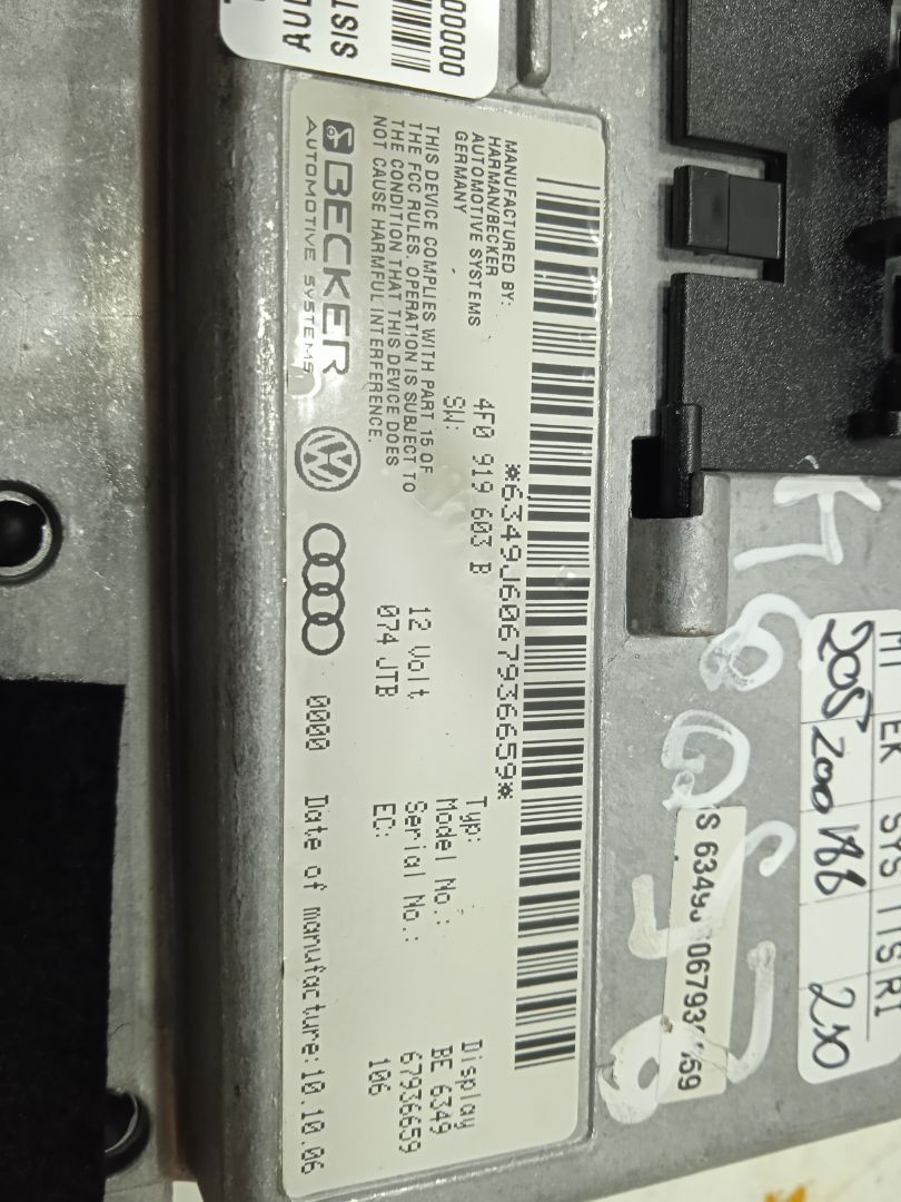 Sistema navegacion gps audi a6 avant (4f5) 2.0 tdi